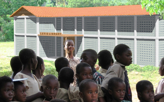 Fundraising for a library for African school children